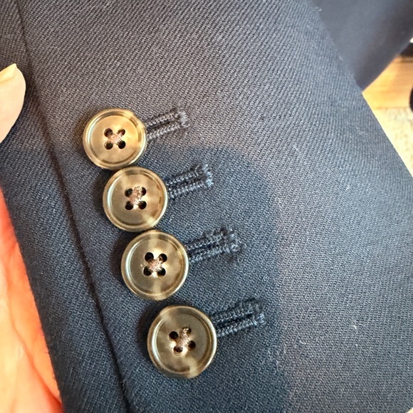 J. Crew Preppy Wool Regent Blazer in Navy Blue (Size 4) - Picture 6 of 11
